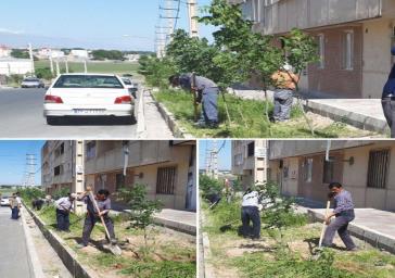 توسعه خدمات شهری در مسکن مهر صفادشت