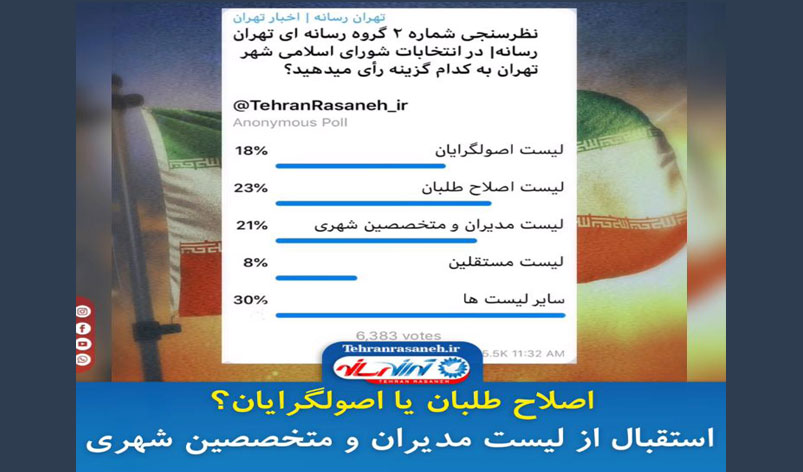 رقابت نزدیک لیست های انتخاباتی در نظرسنجی