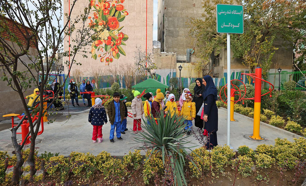 جانمایی ۱۱۳ بوستان مادر و کودک در تهران